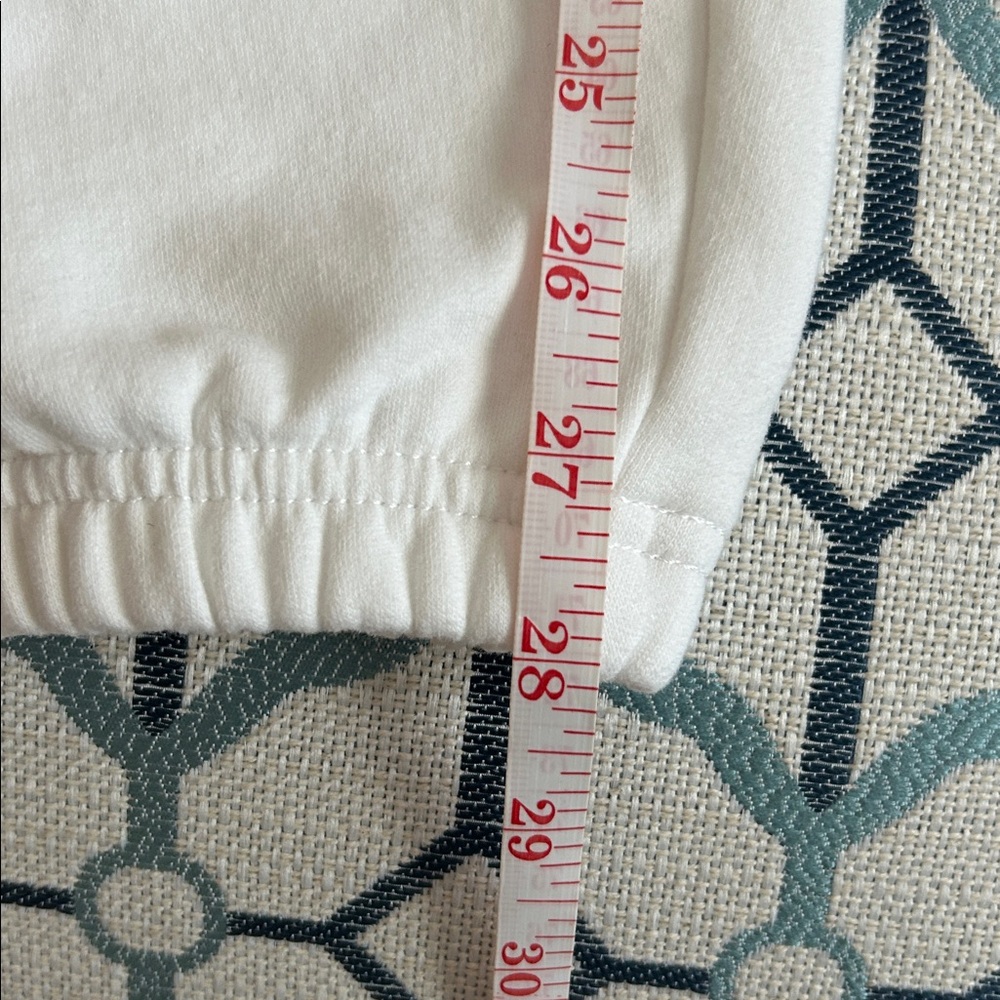 Athleta Forever Fleece Mid Rise Jogger Small. Bright White. NWOT - Picture 14 of 14